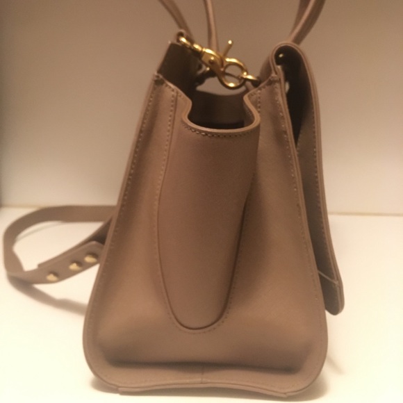 [SOLD] ZAC Zac Posen Eartha Handbag Taupe - Picture 3 of 7